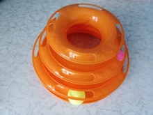 3 Levels Pet Cat Toy Funny Tower Tracks Disc Cat Tracks Toys Training Intelligence Amusement