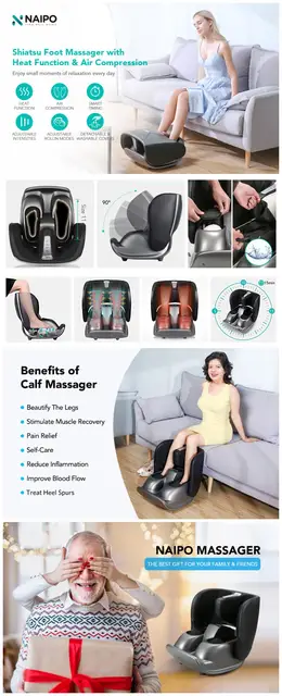 Benefits of Shiatsu Foot Massager with Heat and Air