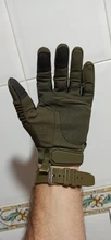 Guantes tácticos con pantalla táctil para hombre, de combate militar, Airsoft, al aire libre, escalada, tiro, Paintball, protección dura, dedo completo