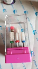 Juego de brocas de cerámica de diamante para uñas, máquina de manicura, accesorios de uñas, limas eléctricas para uñas, 7 Uds.