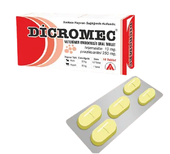 

Dicromec For Animal Anti Parazit Bit Flea Tick Scabies anti worm For Animals Healty İvermectin