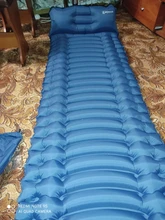 Zomake-esponja a presión con el pie para acampar al aire libre, colchoneta para dormir al aire libre, para senderismo, 200x66cm