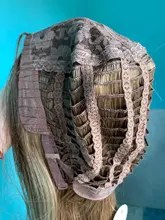 Pelucas de cabello Natural para Mujeres Afro, pelo sintético largo y liso, color marrón ombré, resistente al calor, a la moda, para Cosplay diario