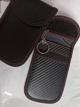 Los hombres de negocios estilo anti-robo bolsa bolso de Faraday jaula escudo control remoto de coche señal bloqueando bolsa clave Protector