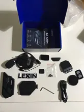 LEXIN-Intercomunicador con bluetooth 5,0 para casco, auriculares resistentes al agua de 1200m para 2 conductores de 6 colores, modelo LEXIN ET COM, 1 unidad