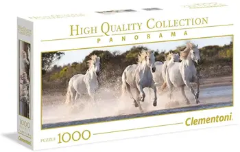 

Puzzle 1000 Pz Panorama horses to the toy race