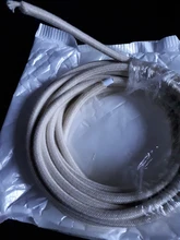 Lamp Power-Cord Fabric-Cable Round-Textile Electrical-Wire Colorful Vintage Flexible