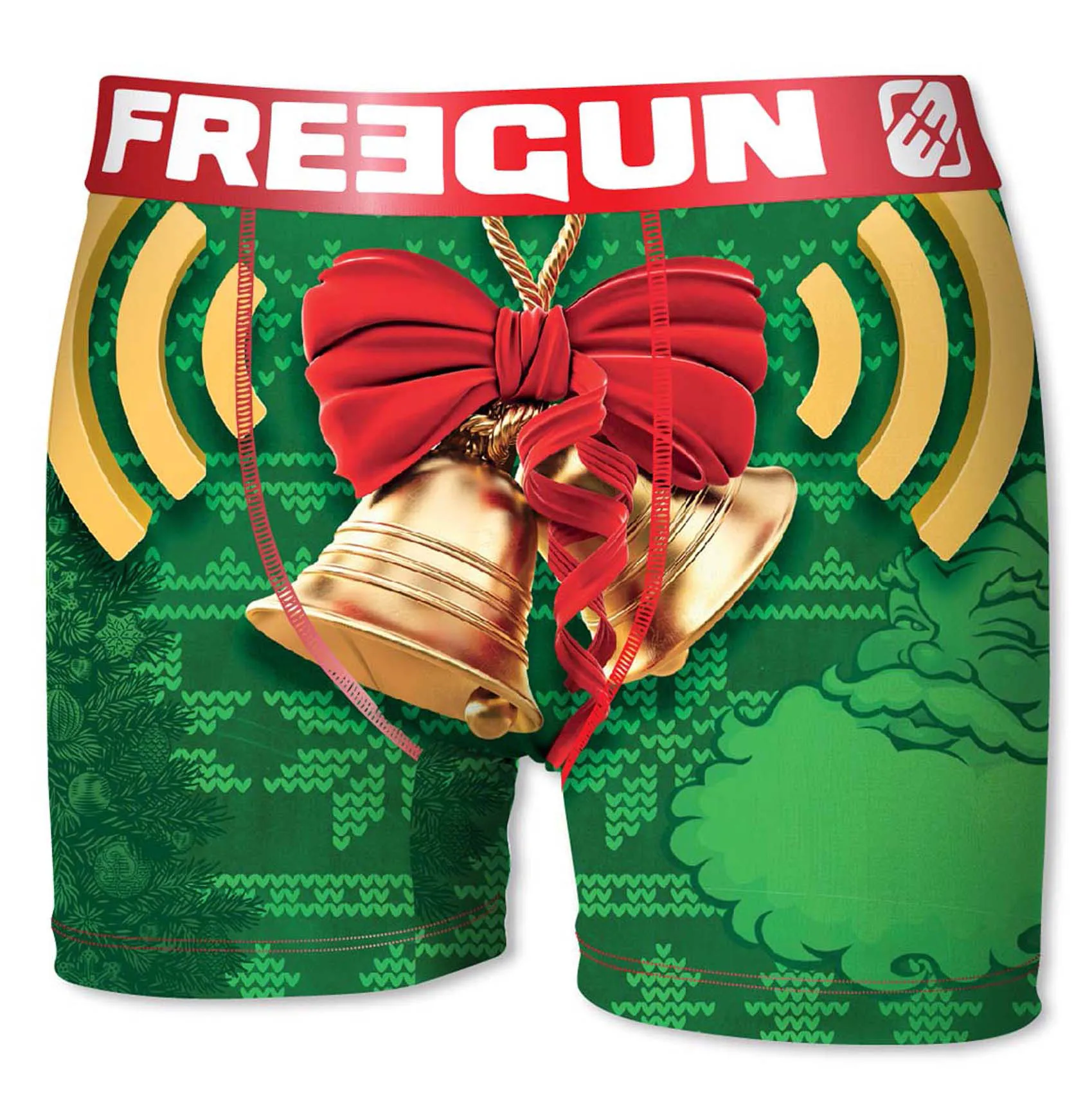 FREEGUN рождественские кальсоны типо боксер