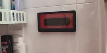 Funda impermeable con revestimiento para tableta o teléfono móvil, caja montada en la pared, estantes para teléfono móvil, accesorios de ducha autoadhesivos