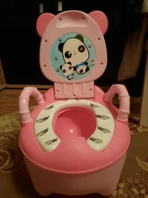 Orinal para bebé, inodoro, bandeja de entrenamiento, asiento de inodoro, cama para niños, orinal portátil, respaldo cómodo, tetera linda de dibujos animados