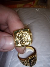 Anillo de moda FDLK para hombre, anillo de doble águila, Imperio Ruso, Punk, Color dorado, brazos del anillo grande ruso