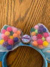 2021 Disney Mickey orejas diadema lentejuelas arcos orejas traje diadema Peter Pan tocado Cosplay felpa adultos/niños diadema regalo