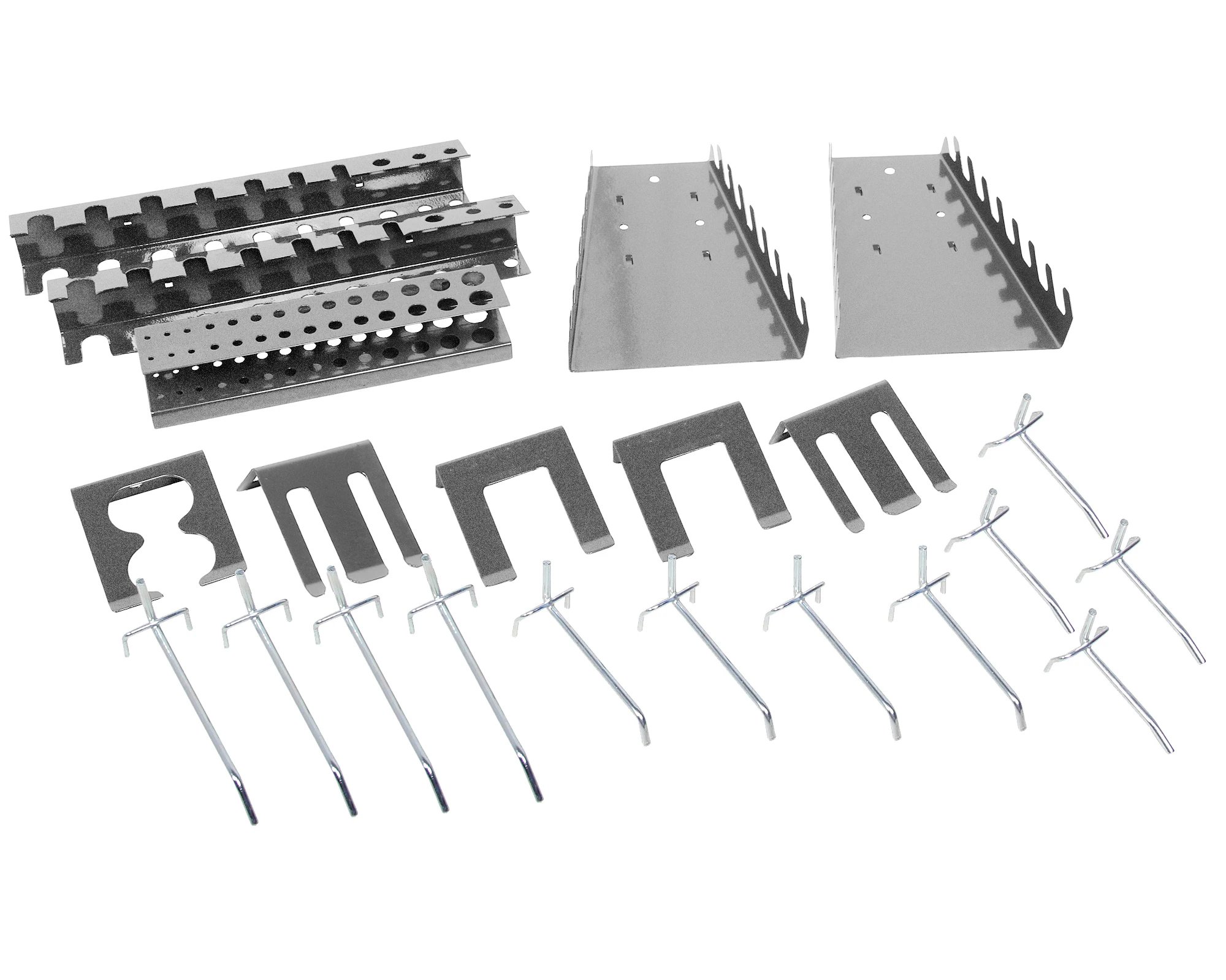 UISEBRT - Panel perforado para herramientas (metal, 3 piezas, con 17  ganchos, para taller, estantería de pared, banco de trabajo) : :  Bricolaje y herramientas