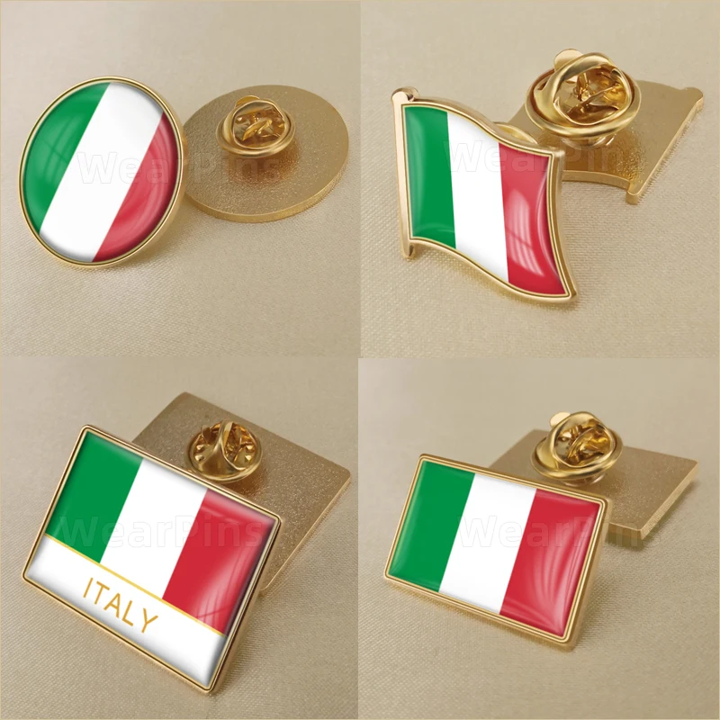 

Coat of Arms of Italy Italian Italy Italy Flag National Emblem National Flower Brooch Badges Lapel Pins