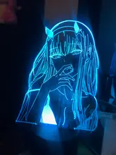 Two-Figure Nightlight Lamp Decor-Light Gift Manga Darling Zero Girls Bedroom Anime In-The-Franxx