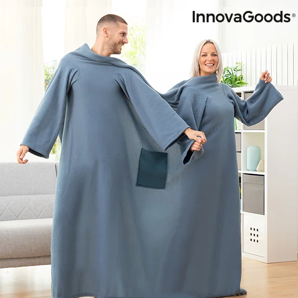 Одеяло с двойными рукавами с центральным карманом Dou одеяло InnovaGoods
