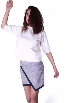 

Woman and Woman Luxury Design White Blouse