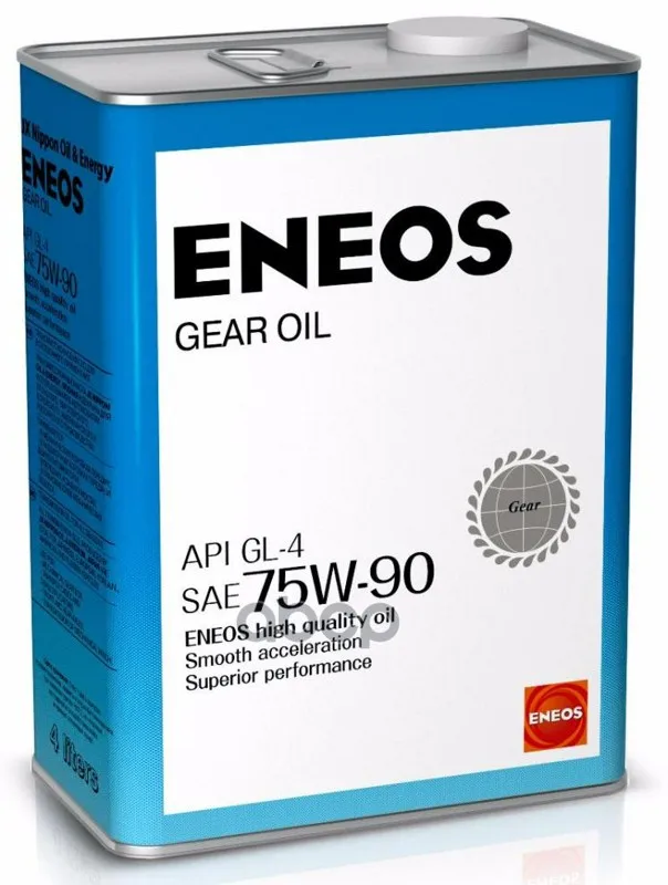 Масло Трансмиссионное 75w90 Eneos 4л Gear Oil Gl-4 Eneos 8809478942513 ENEOS арт. 8809478942513