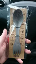 Titanium Spoon Tableware Fork Ultralight Tito Outdoor Camping Picnic Pure