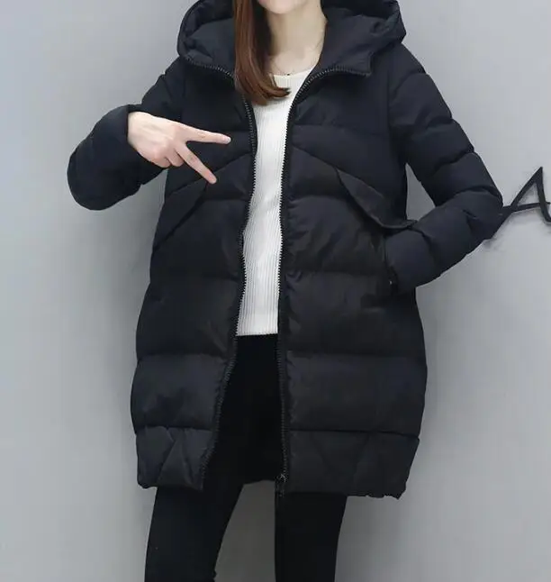 nouvelle mode hiver vestes et manteau en coton veste Para capuche coton fourrure col manteau femmes vêtements d'ext érieur chau
