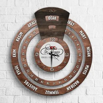 

Personalized Professional Underwear Architect Infinite Mayan Calendar Wooden Wall Clock-2