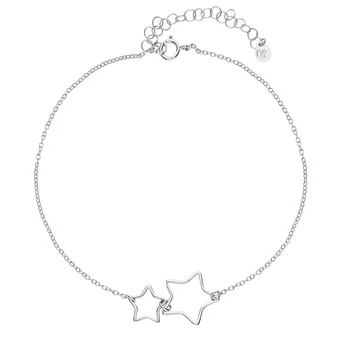 

Silver bracelet on the leg sunlight sample 925