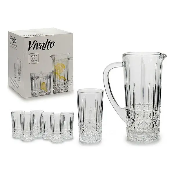 Set of glasses 7 pcs 6 x (25 cl) / 1 (1 l) | Дом и сад