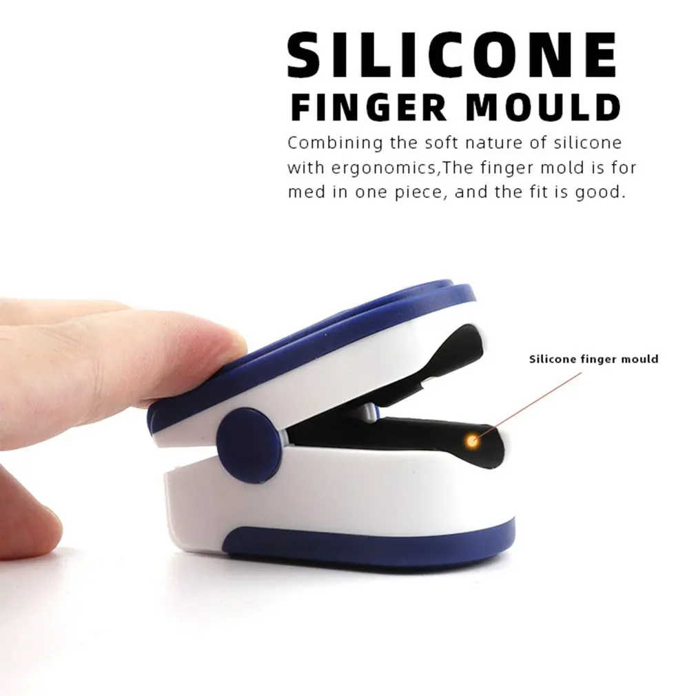 Medical Digital Finger Clip Pulse Oximeter SPO2 PR Heart Rate Blood Oxygen Saturation Monitor Infrared Forehead Thermometer