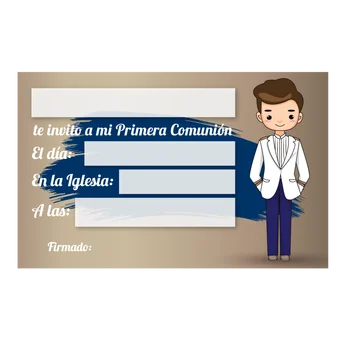 

Invitation Communion Kawaii child