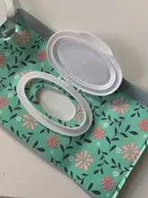 1 unidad de caja de toallitas húmedas respetuosas con el medio ambiente para bebés, bolsa de limpieza, bolsa de transporte, correa de ajuste, caja de limpiaparabrisas