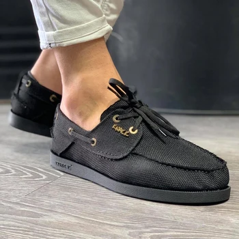 

Knack 008 Black Color Shoes ,High Quality 100% Vegan Leather Men Casual Shoes. Shoe, Sneaker , Van , Air , Basket , Flip , Trainer , Chaussure, Laofer , Gel , Young Man , Chaussures De Jeunes Hommes