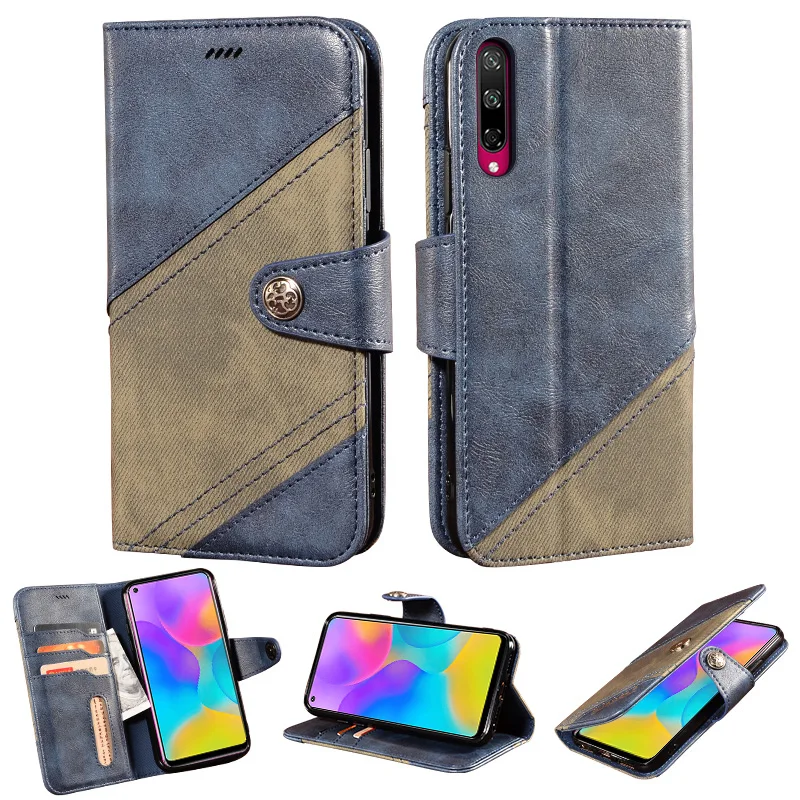 mobile phone case for huawei Honor Play 3 flip leather back cover screen protector book case on Honor Play 3 360 housing