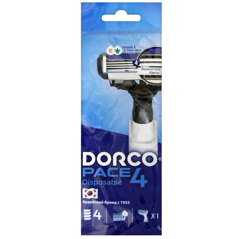 Dorco machine for shaving men pace 4 disposable disposable fra100Razor