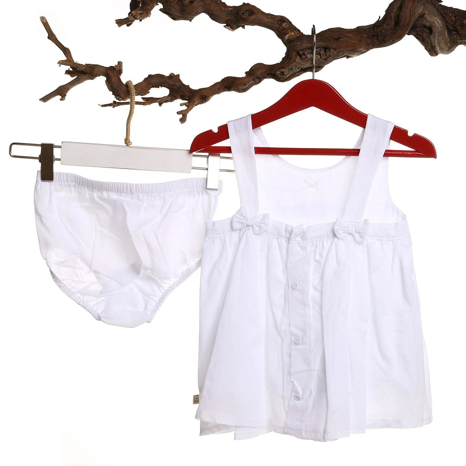 Ebebek For My Baby Angel/текстурное платье с трусиками для девочек