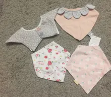 Dribble Bibs Absorbent-Cloth Babador Baberos-Bandana Slabber Newborn Triangle Cotton