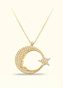 

Ataturk Silüyeti Gold Necklace 02-324-K1529