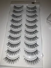 Pestañas postizas naturales, maquillaje largo 3d, extensión de pestañas de visón para belleza 54, 2/5/10 pares