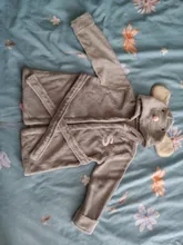 Albornoz con capucha de dibujos animados para niñas pequeñas, ropa de dormir bonita para bebé