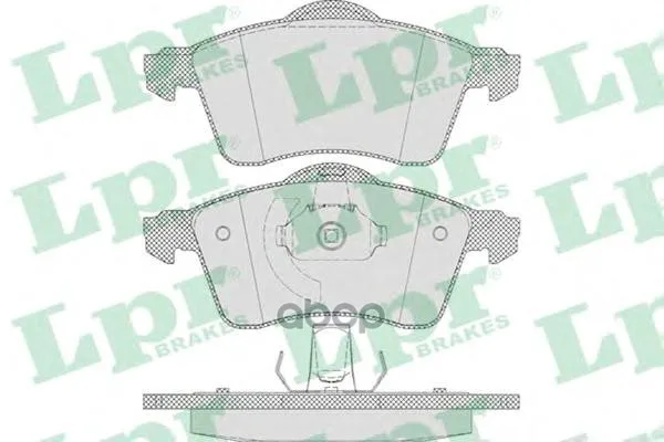 Колодки Тормозные Volkswagen Transporter T4 90-03 Передние Lpr 05p645 Lpr арт. 05P645