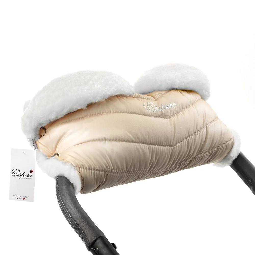 Муфта для рук на коляску Esspero Cosy White - Цвет: Beige