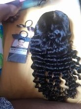 Peluca de cabello humano con cierre de onda profunda, peluca con malla Frontal 180, nudos blanqueados, Remy, 4x4