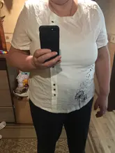 Blusas de mujer de Marca Ropa de verano de oficina para mujer blusas de túnica de tamaño grande 2020 Casual de manga corta Camisa de impresión Blusa femenina