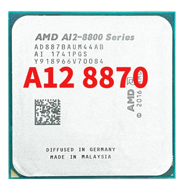 AMD PRO A12-8870 A12 8870 8800 3 7 ГГц 65 Вт четырехъядерный процессор AD887BAUM44AB разъем AM4 |