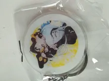 FANGQINGMAO-llavero personalizado de acrílico, charm, transparente, de plástico epoxi, transparente