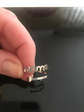 Anillos ajustables de amor para mamá, joyería de acero inoxidable con corazón de Color plateado para mujer, dedo, regalo de cumpleaños para el día de la madre