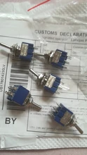 Toggle-Switch Miniature Double-Throw Single-Pole 203 MTS-102 202 1/4inch Mounting 5pcs