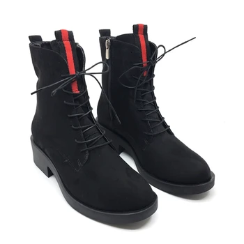 

Roosevelt Woman Boot Black Suede