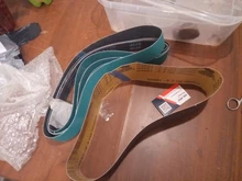 1 pieza 48 /63/72 * 2 correa de lijado A/O para Pulido de metales accesorios de amoladora de correa