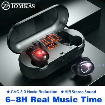 

Bluetooth Earphone CVC Noise Reduction Wireless Headphones Earphone Waterproof Earbuds HiFi Stereo Wireless Bluetooth Headsets