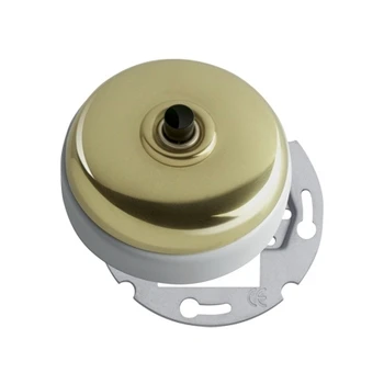 

Mechanism porcelain recessed push button brass brightness